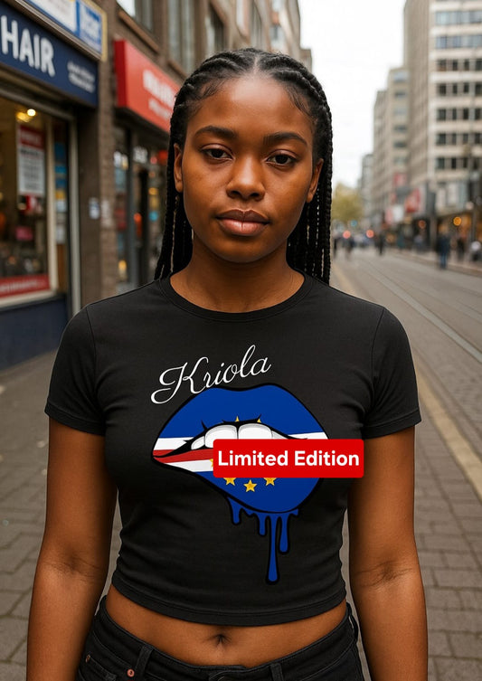 Kriola Cropped T-shirt (stretchy)