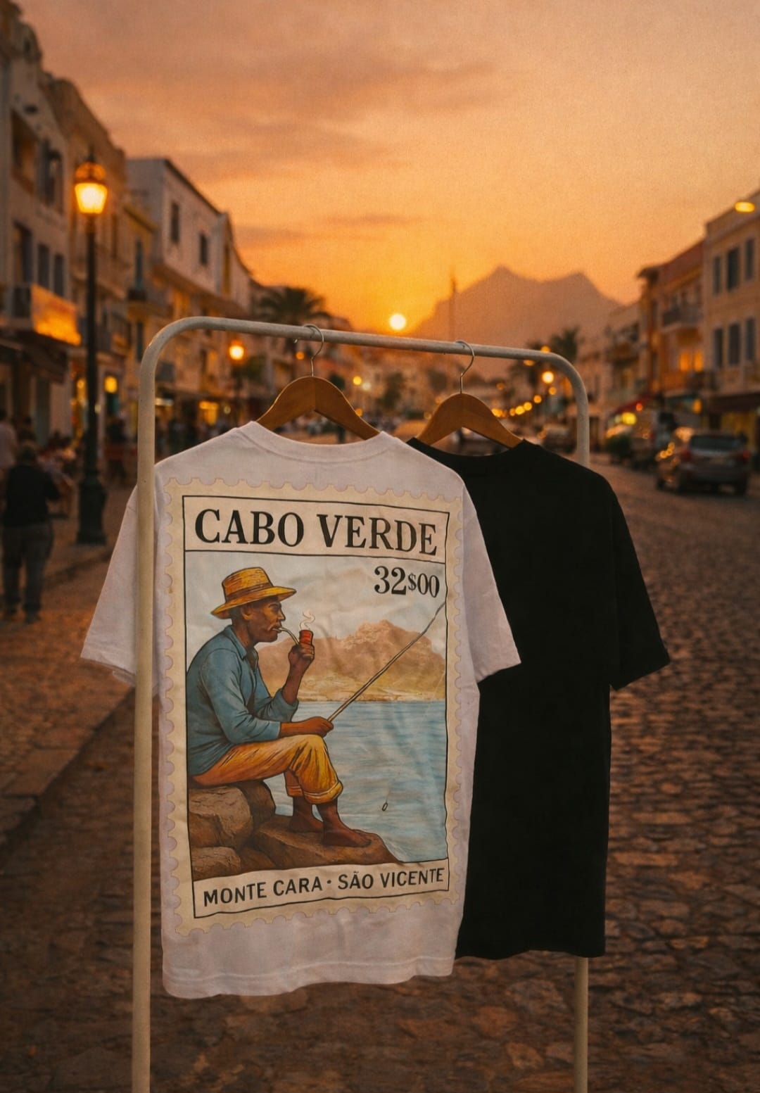 Postzegel shirt (Unisex)