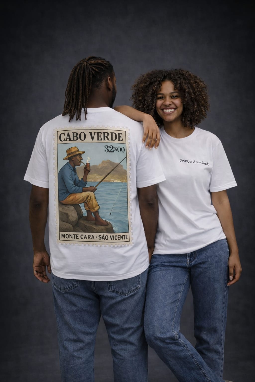 Postzegel shirt (Unisex)