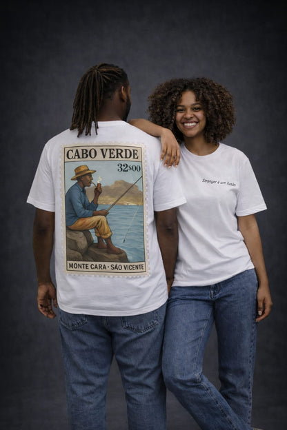 Postzegel shirt (Unisex)